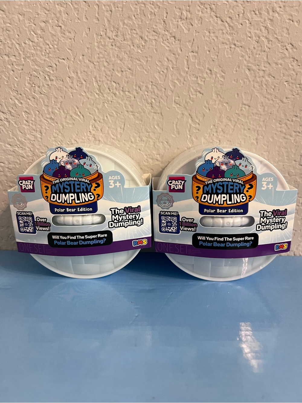 2 pack of Viral Auth RMS Mystery Polar Bear Edition Dumplings!💙🐻❄️💙🐻❄️💙
